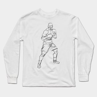 boxing art Long Sleeve T-Shirt